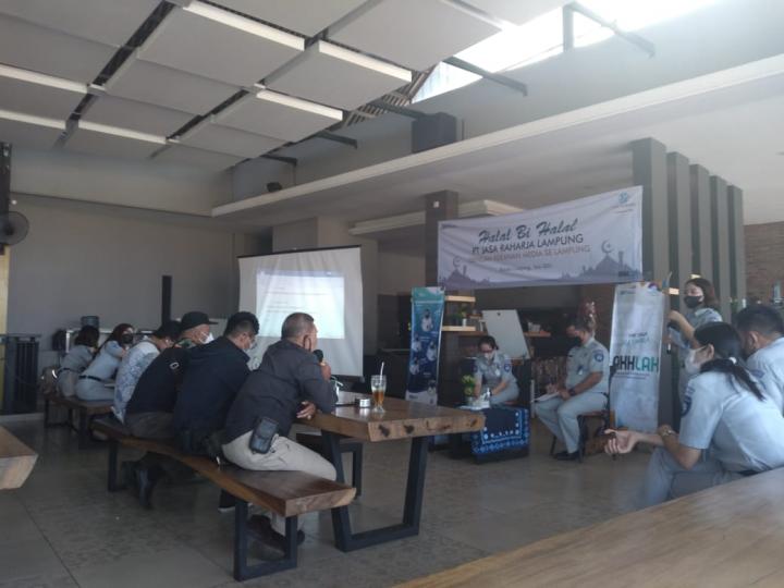 PT. Jasa Raharja Lampung Gelar Halal Bihalal Dengan Media
